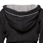 Beauty Home Μπουρνούζι με κουκούλα Art 3424 Μαύρο - Image 2