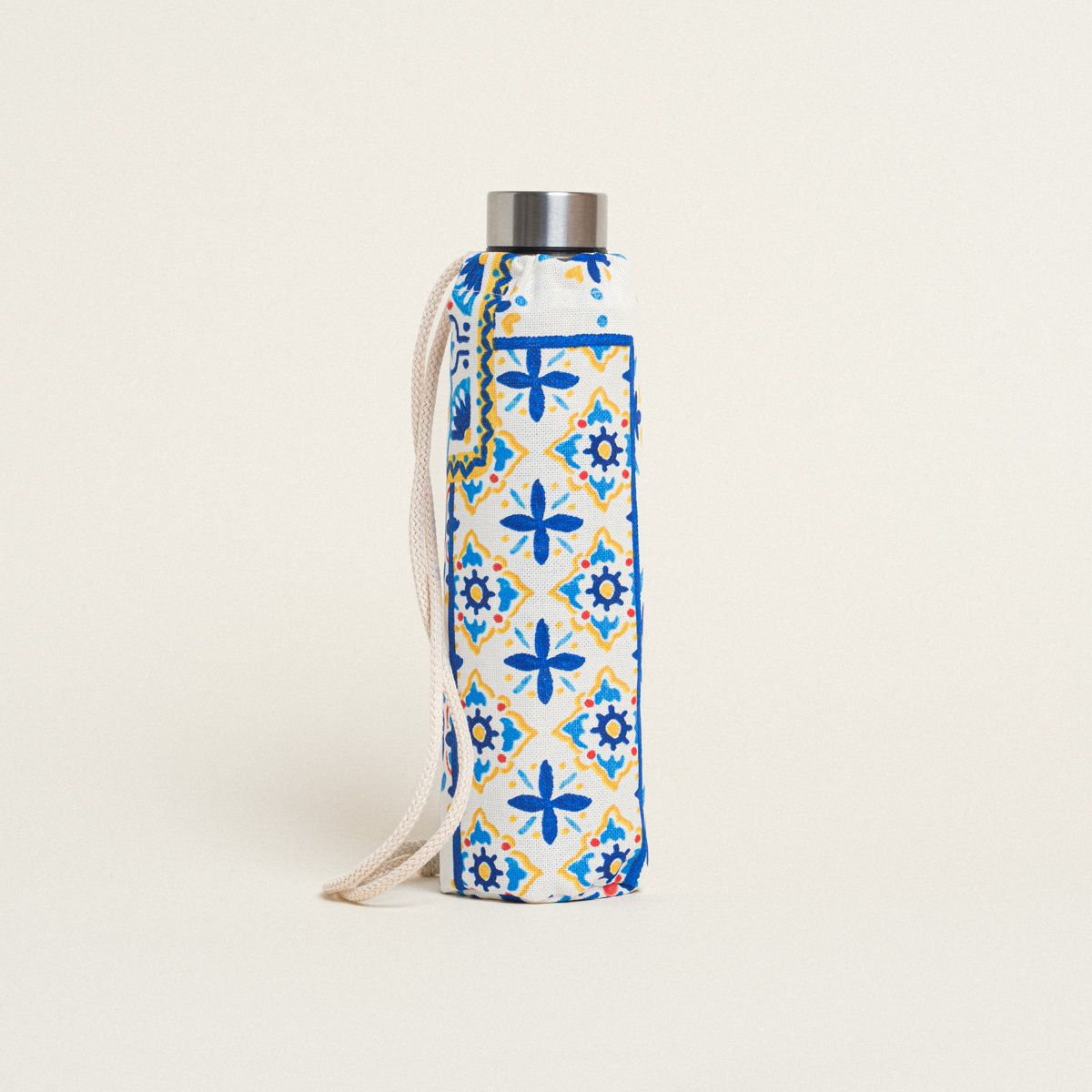 38916214-8ed6-43fa-8533-362fba6d814f Beauty Home ΘΗΚΗ ΓΙΑ ΜΠΟΥΚΑΛΙ ΜΕ ΚΟΡΔΟΝΙ 22 x 12 cm ΑΖΟΥΛΕΖΟΥ - Image 1