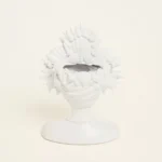 Beauty Home Βάζο Προτομή Λευκο17.3 x 11,7 x 23 cm - Image 2