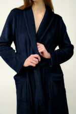 Μακριά Γυναικεία Σταυρωτή Ρόμπα - Image 3