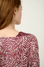 Γυναικεία Πυτζάμα Micromodal  με Μοτίβο Ζέβρα