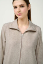 Γυναικεία Frottee Ρόμπα με Φερμουάρ - Image 4