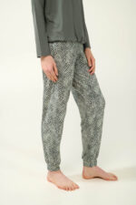 Γυναικεία Πυτζάμα Micromodal με Μανσέτες - Image 3