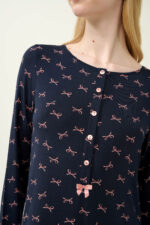 Νυχτικό Micromodal με Φιόγκους και Πατιλέτα - Image 3