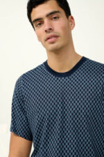 Ανδρική Βαμβακερή Πυτζάμα με Κοντό Μανίκι - Image 2