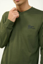 Ανδρική Βαμβακερή Πυτζάμα με V Λαιμόκοψη - Image 3