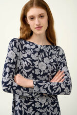 Micromodal Φλοράλ Νυχτικό με Μακριά Μανίκια - Image 3