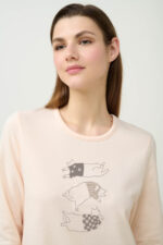 Χειμερινό Βαμβακερό Φούτερ Νυχτικό - Image 3