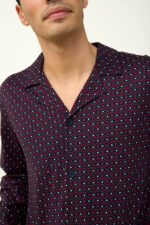 Ανδρική Βαμβακερή Κουμπωτή Πυτζάμα - Image 3