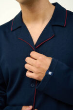 Ανδρική Βαμβακερή Πυτζάμα με Κουμπιά - Image 3