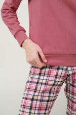 Βαμβακερή Γυναικεία Πυτζάμα με Μανσέτες - Image 3