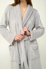 Γυναικεία Σταυρωτή Ρόμπα Fleece - Image 3