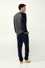 Ανδρική Velvet Πυτζάμα με Μανσέτες - Image 3