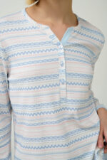 Γυναικεία Βαμβακερή Πυτζάμα με Πατιλέτα - Image 3