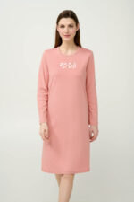 Χειμερινό Γυναικείο Βαμβακερό Νυχτικό - Image 3