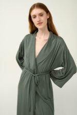 Σταυρωτή Γυναικεία Ρόμπα Micromodal - Image 3