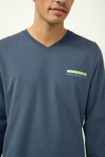 Ανδρική Φούτερ Φόρμα με V Λαιμόκοψη - Image 3