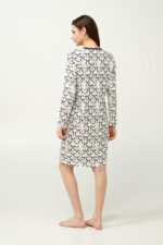 Βαμβακερό Νυχτικό Με Φιόγκους - Image 3