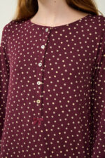 Micromodal Πουά Νυχτικό με Πατιλέτα - Image 3