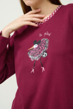 Βαμβακερή Χειμερινή Γυναικεία Πυτζάμα - Image 3