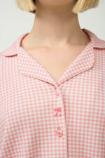 Βαμβακερή Γυναικεία Κουμπωτή Πυτζάμα - Image 3