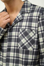 Ανδρική Βαμβακερή Κουμπωτή Πυτζάμα - Image 3