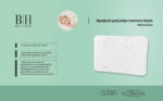 Beauty Home Μαξιλάρι ύπνου βρεφικό Visco Elastic foam Art 4013 Μέτριο 40x4x24 Εκρού - Image 3