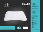 Beauty Home Μαξιλάρι ύπνου Shape Up Memory Foam Art 4083 Μέτριο 60x40+12 Λευκό - Image 2