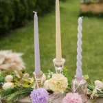 Beauty Home 2 Κεριά Απαλό Κίτρινο Ø2,2 x 25 cm - Image 3