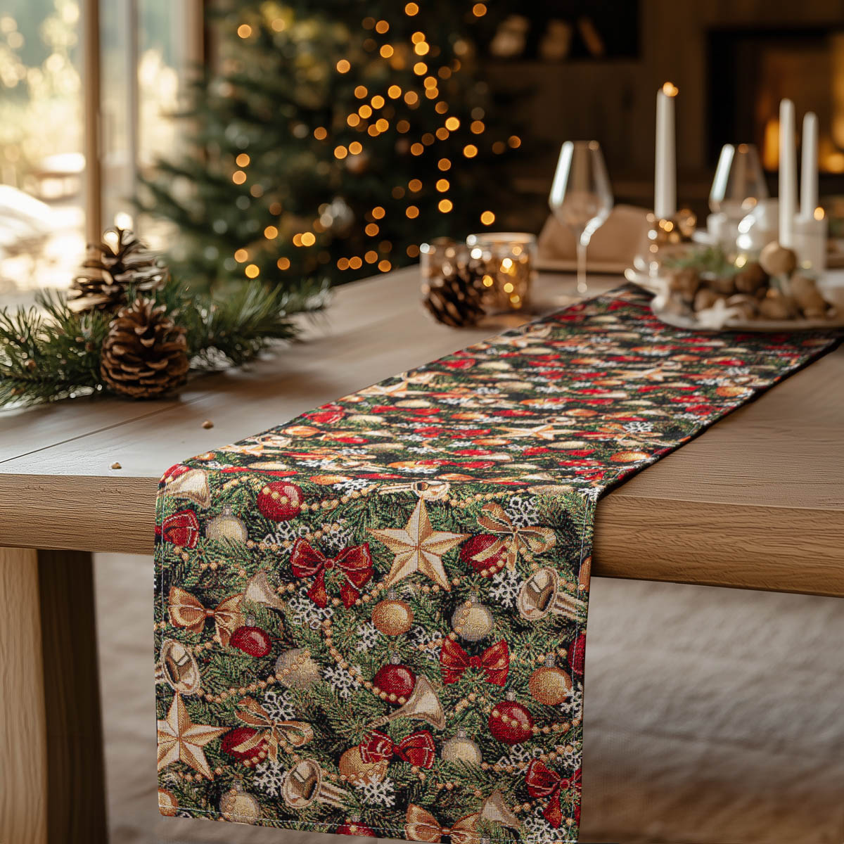 491571 Beauty Home ΡΑΝΝΕΡ ΣΤΟΦΑ HAPPY HOLIDAY - Image 1