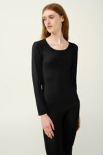 Γυναικείο Micromodal Φανελάκι με Μακρύ Μανίκι