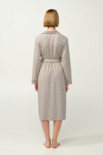 Γυναικεία Σταυρωτή Frottee Ρόμπα - Image 4