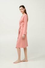 Σταυρωτή Βαμβακερή Γυναικεία Ρόμπα - Image 2