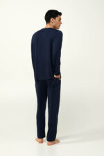 Ανδρική Πυτζάμα Micromodal με Μανσέτες - Image 4