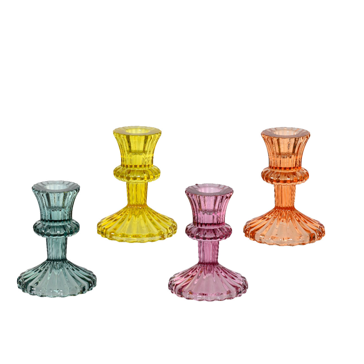 4cc0042f-9c38-455d-94a4-ca8c71495e01 Beauty Home Γυάλινο κηροπήγιο 8.5 x 10.9 cm - Image 1