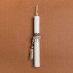 Beauty Home ΛΑΜΠΑΔΑ 25cm ΓΥΑΛΙΝΟ ΜΠΟΥΚΑΛΑΚΙ ΜΕ ΑΠΟΞΗΡΑΜΕΝΟ ΜΟΚΑ ΣΕ ΣΥΣΚΕΥΑΣΙΑ ΔΩΡΟΥ