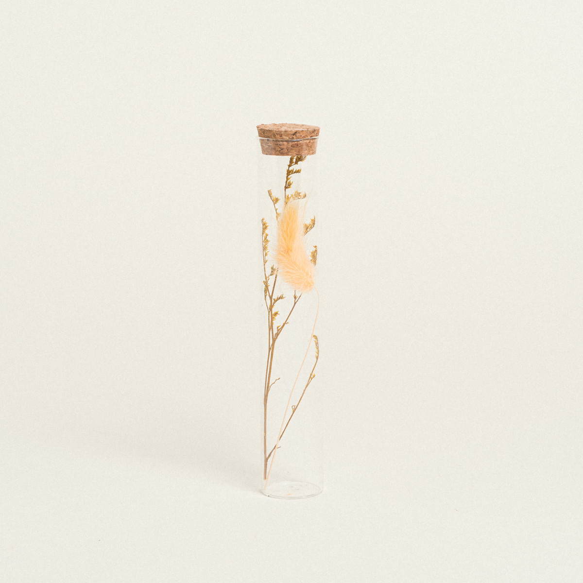 5299999104577-3 Beauty Home ΓΥΑΛΙΝΟΣ ΣΩΛΗΝΑΣ ΜΕ ΚΛΑΔΙΑ 3 x 18 cm - Image 1