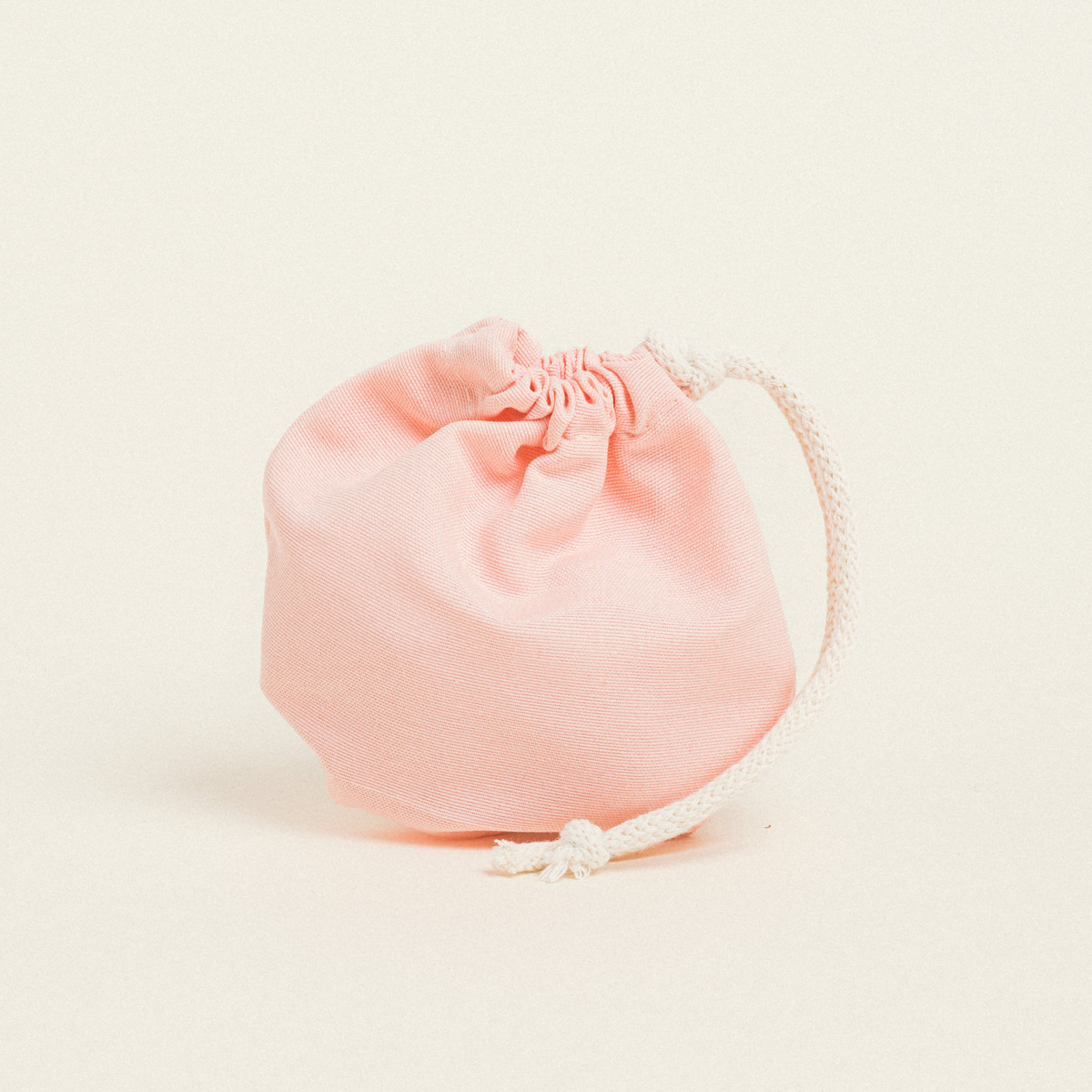 5299999136141-423 Beauty Home ΠΟΥΓΚΙ ΟΒΑΛ ΜΕ ΚΟΡΔΟΝΙ ΜΟΝΟΧΡΩΜΟ PREMIUM 13 x 14 cm - Image 1