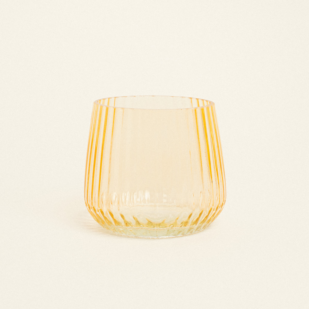 5299999248295-3 Beauty Home Κηροπήγιο Γυάλινο Ριγέ 11 x 9 cm - Image 1