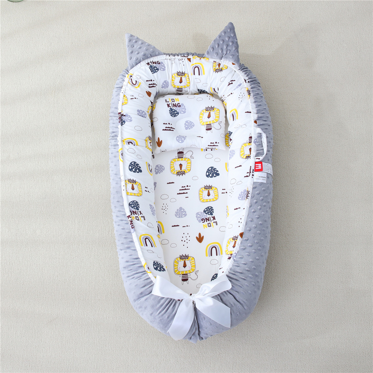 5343 Beauty Home Bρεφική φωλιά με μαξιλάρι Art 5343 53x88 Γαλάζιο - Image 1