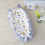 Beauty Home Bρεφική φωλιά με μαξιλάρι Art 5343 53x88 Γαλάζιο - Image 2