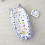 Beauty Home Bρεφική φωλιά με μαξιλάρι Art 5343 53x88 Γαλάζιο - Image 6