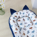 Beauty Home Bρεφική φωλιά με μαξιλάρι Art 5344 53x88 Μπλε - Image 5