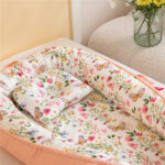 Beauty Home Bρεφική φωλιά με μαξιλάρι Art 5348 53x88 Σομόν - Image 5