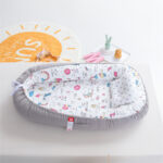 Beauty Home Bρεφική φωλιά με μαξιλάρι Art 5349 53x88 Γκρι - Image 2