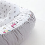 Beauty Home Bρεφική φωλιά με μαξιλάρι Art 5349 53x88 Γκρι - Image 3