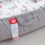 Beauty Home Bρεφική φωλιά με μαξιλάρι Art 5349 53x88 Γκρι - Image 4