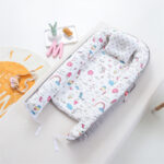 Beauty Home Bρεφική φωλιά με μαξιλάρι Art 5349 53x88 Γκρι - Image 9