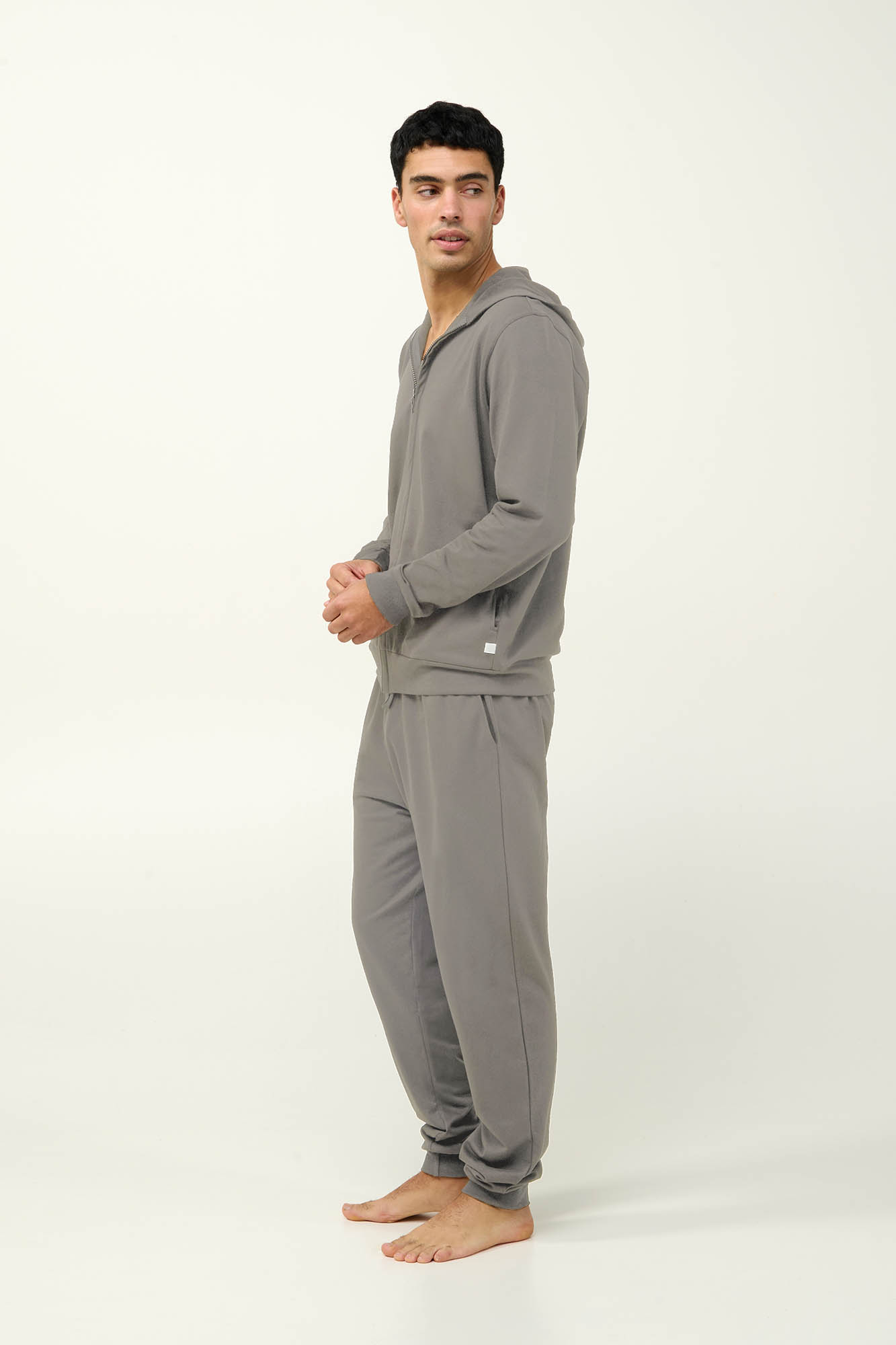 5_0487645060 Ανδρική Φούτερ Φόρμα με Φερμουάρ - Image 1