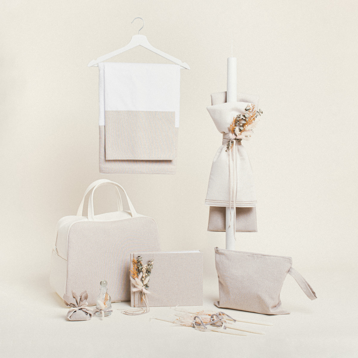 5fe8aebc-f644-4734-919a-7e9390cb6413-3 Beauty Home ΣΕΤ ΒΑΠΤΙΣΗΣ ΜΠΕΖ ΧΡΥΣΟ LUREX - Image 1